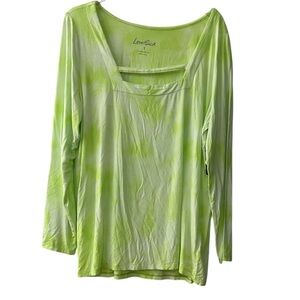 Torrid Yellow LS Strappy Square Neck SZ 1X